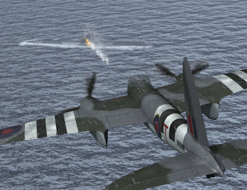 De Havilland Mosquito; digital Illustration by Les Still