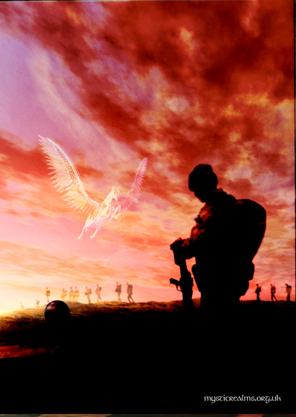 Remembrance - Paratroops Airbrush / digital Illustration by Les Still