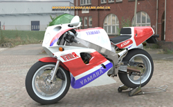 Yamaha Motorcycles; digital image by Les Still